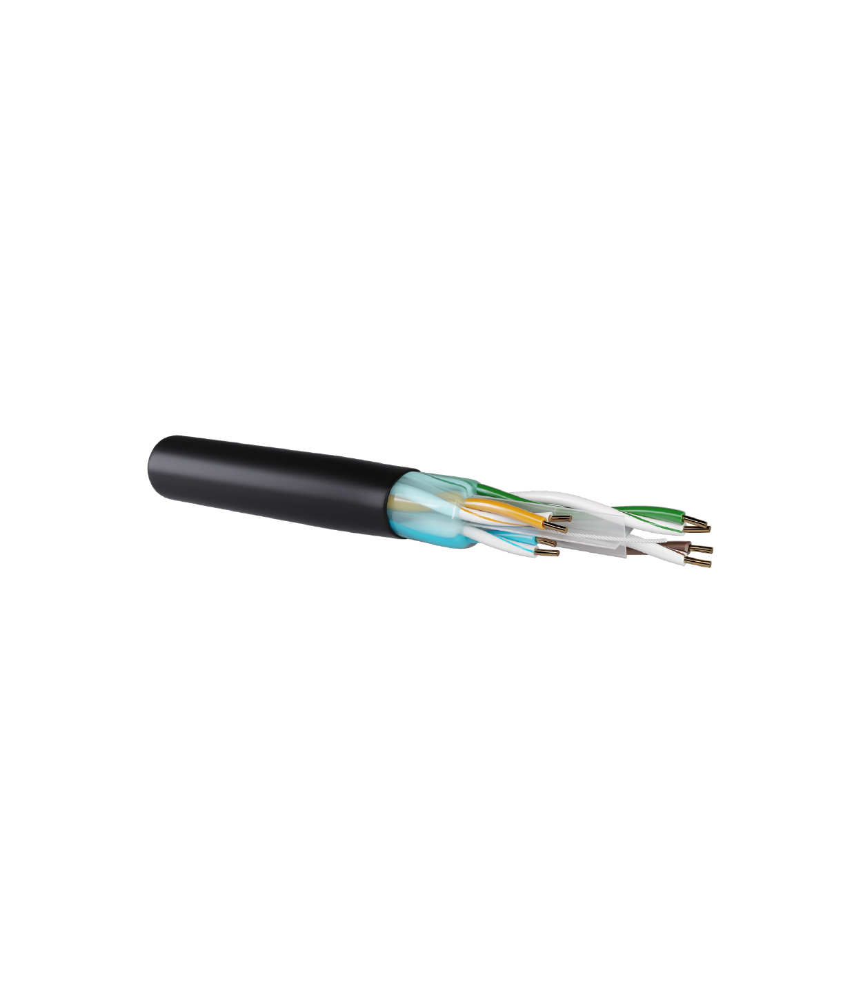 Câble Cat.6 U/UTP PE avec Gel – 23AWG